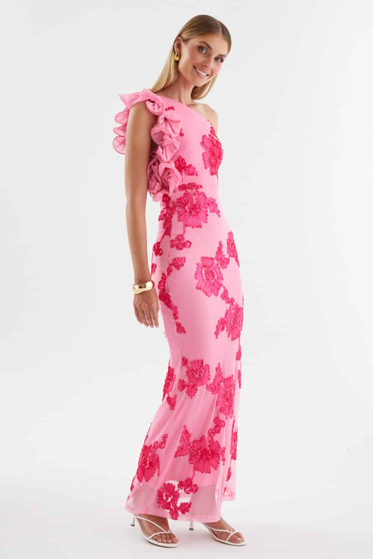 Sheath Plate Floral Dress - Image 2
