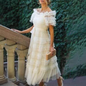 Elegant Waist Tight Maxi Dress