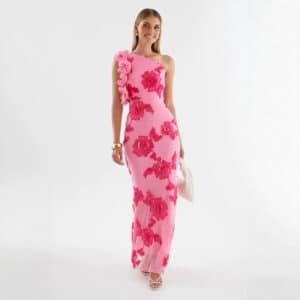 Sheath Plate Floral Dress