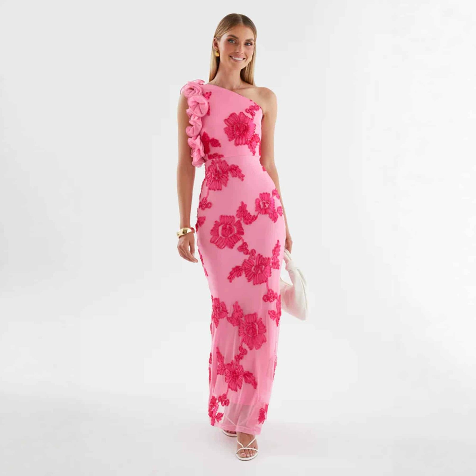 Sheath Plate Floral Dress