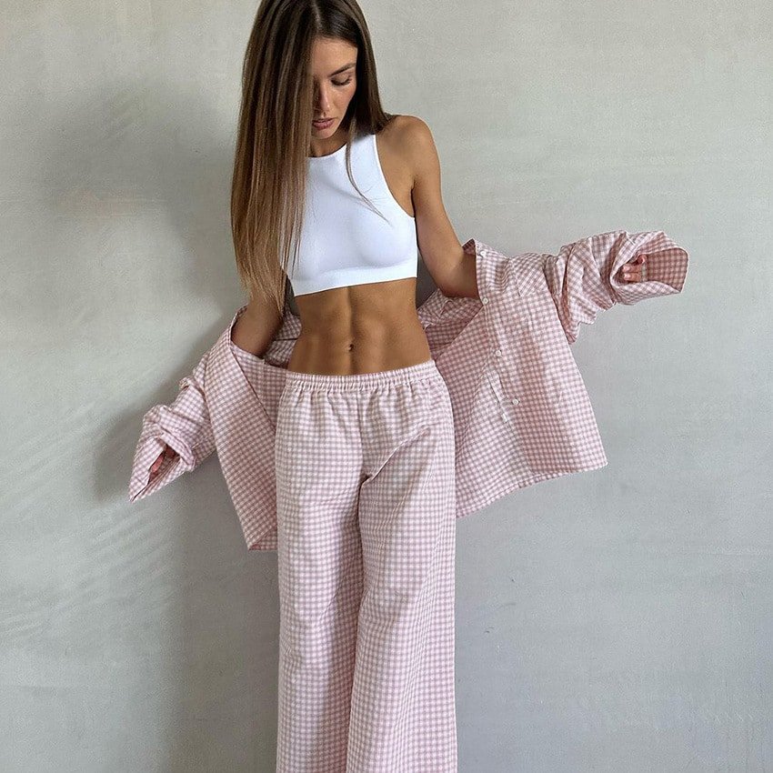 Warm Pink Cotton Homewear