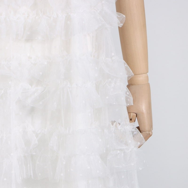 Elegant Waist Tight Maxi Dress - Image 8