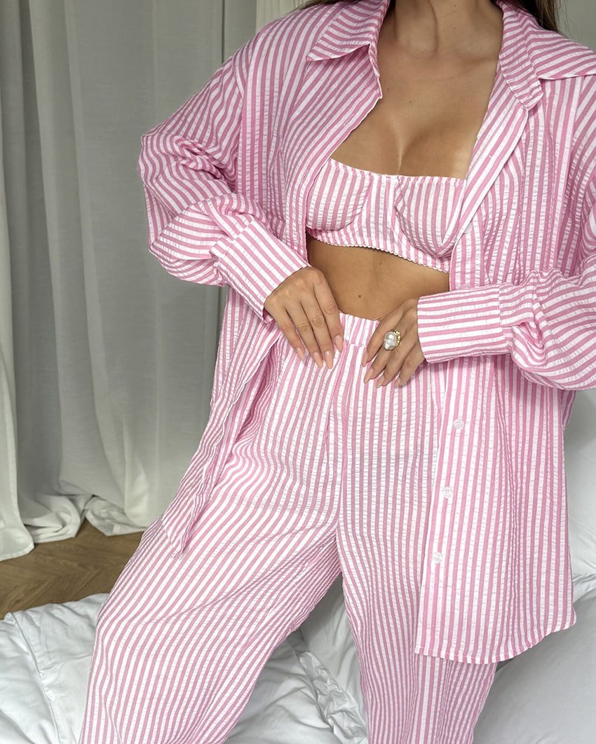 Soft Loose Pajamas Set - Image 3