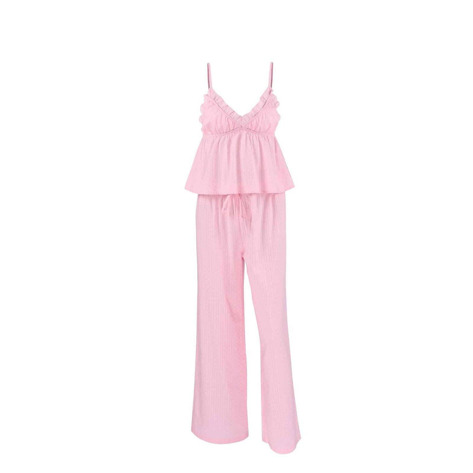 Summer Cotton Pajamas Set - Image 5