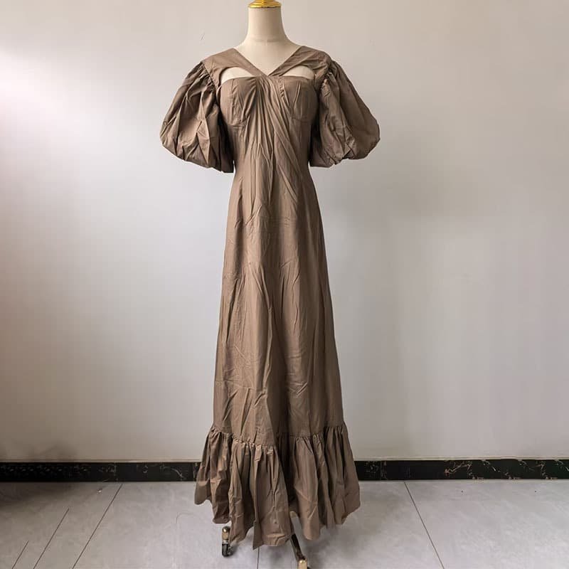 Summer Slim Fit Belt Fashionable Dress - Image 4