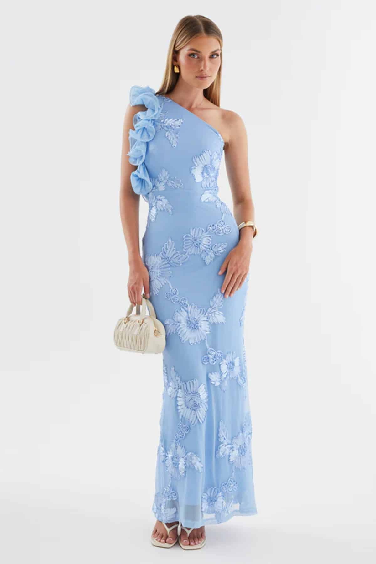 Sheath Plate Floral Dress - Image 5