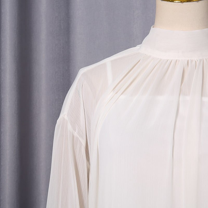 Spring High Neck Two Piece Dress - Image 8