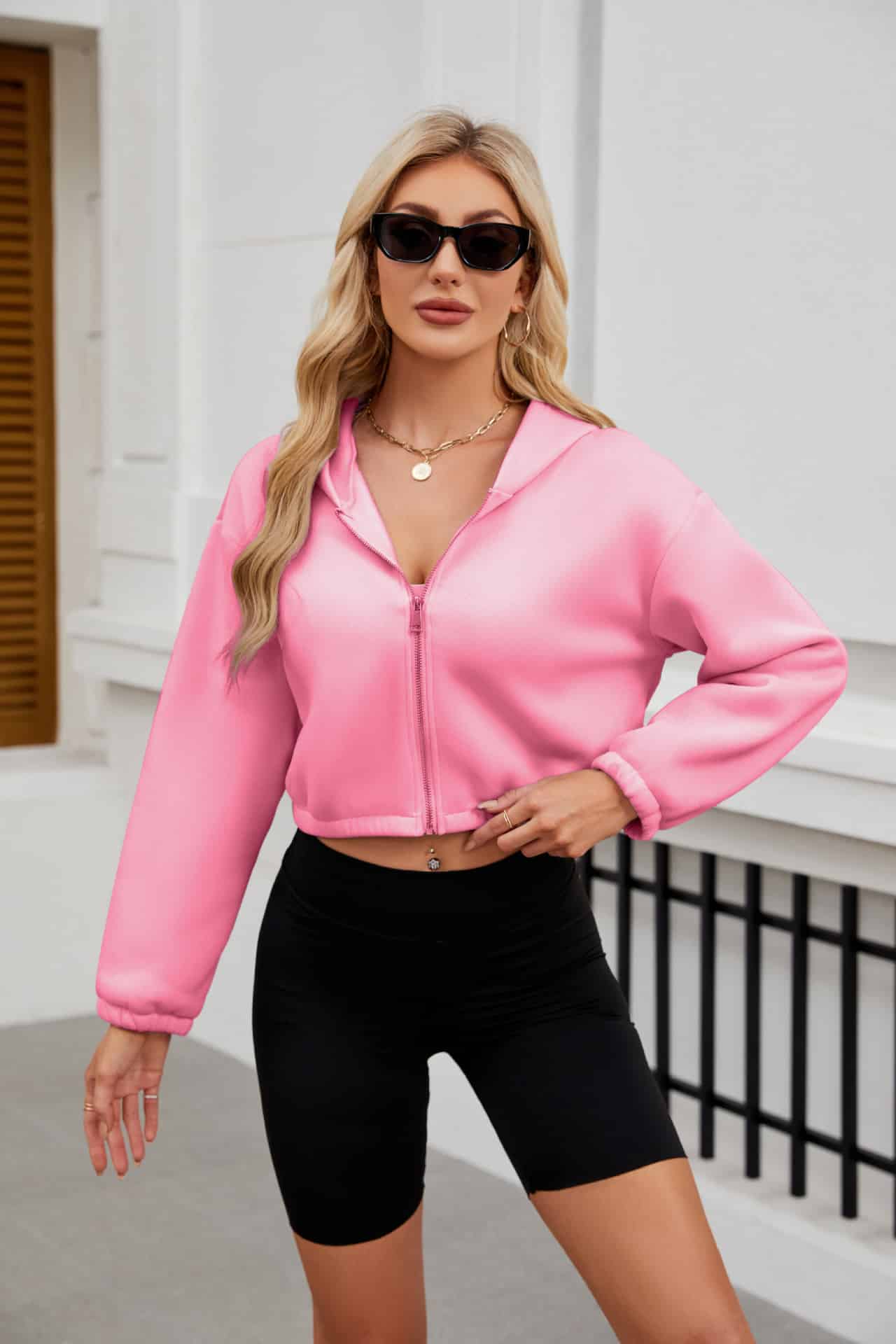 Short Long Sleeve Sweatshirt - Image 6