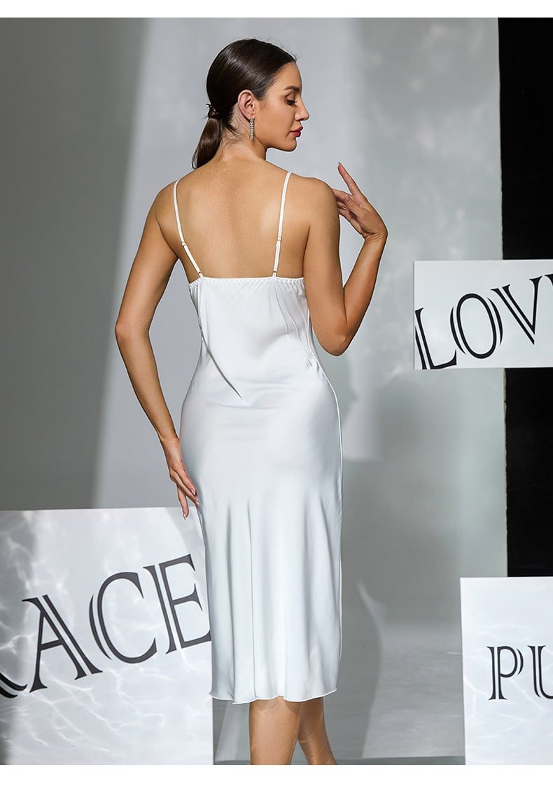 Satin Two Piece Nightgown - Image 6