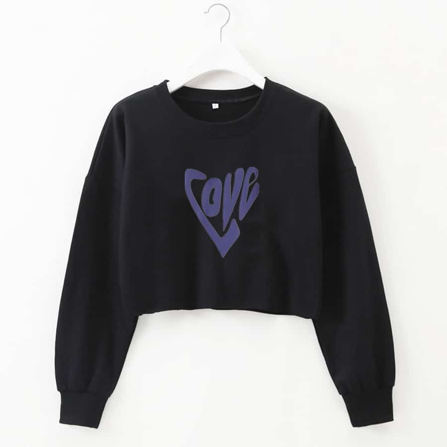 Love Heart-Shaped Sweatshirt - Image 6