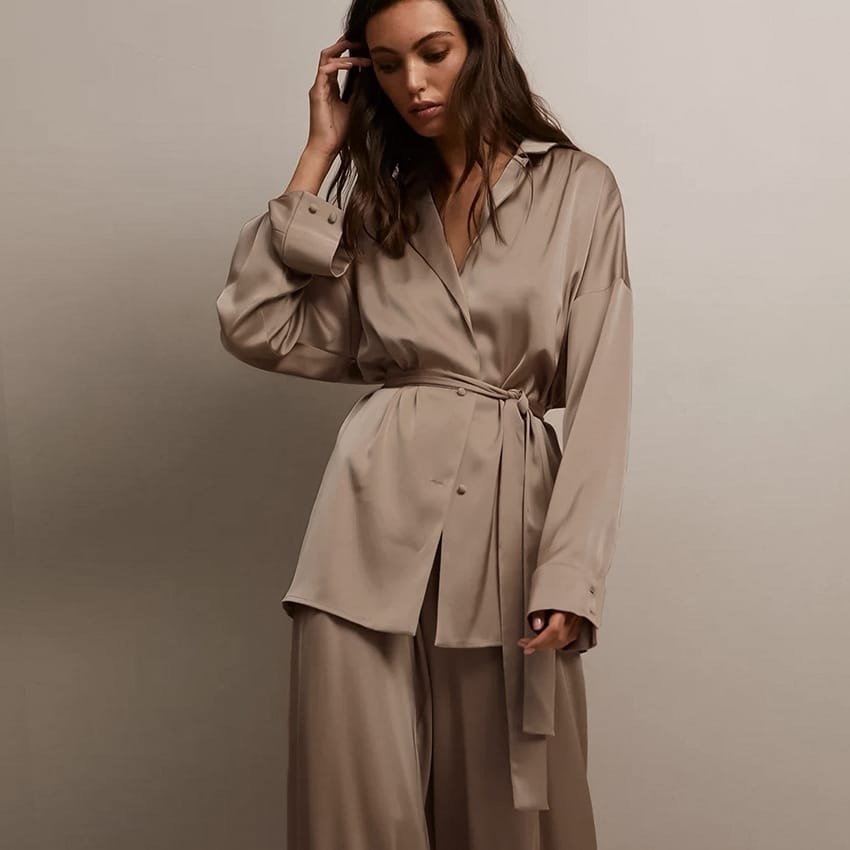 French Two Piece Nightgown