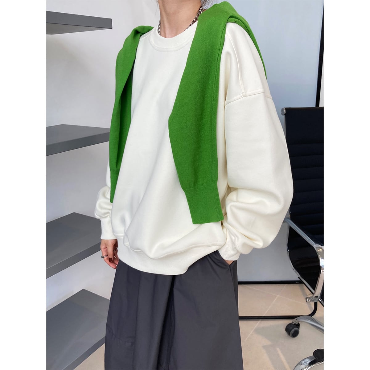 Loose Korean Pullover - Image 2