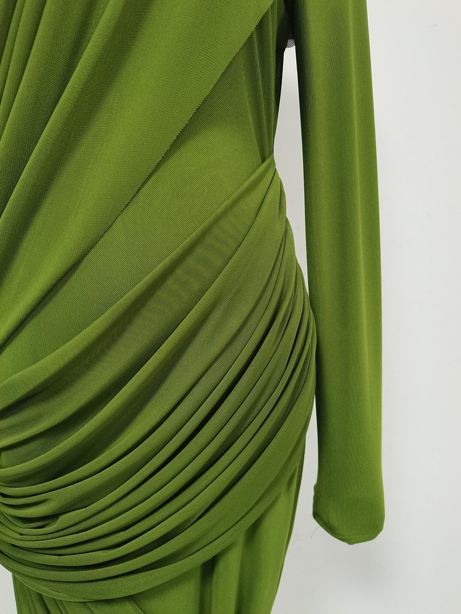 Elegant Tight Waist Slim Dress - Image 10