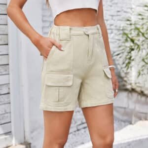 Summer Washed Denim Shorts