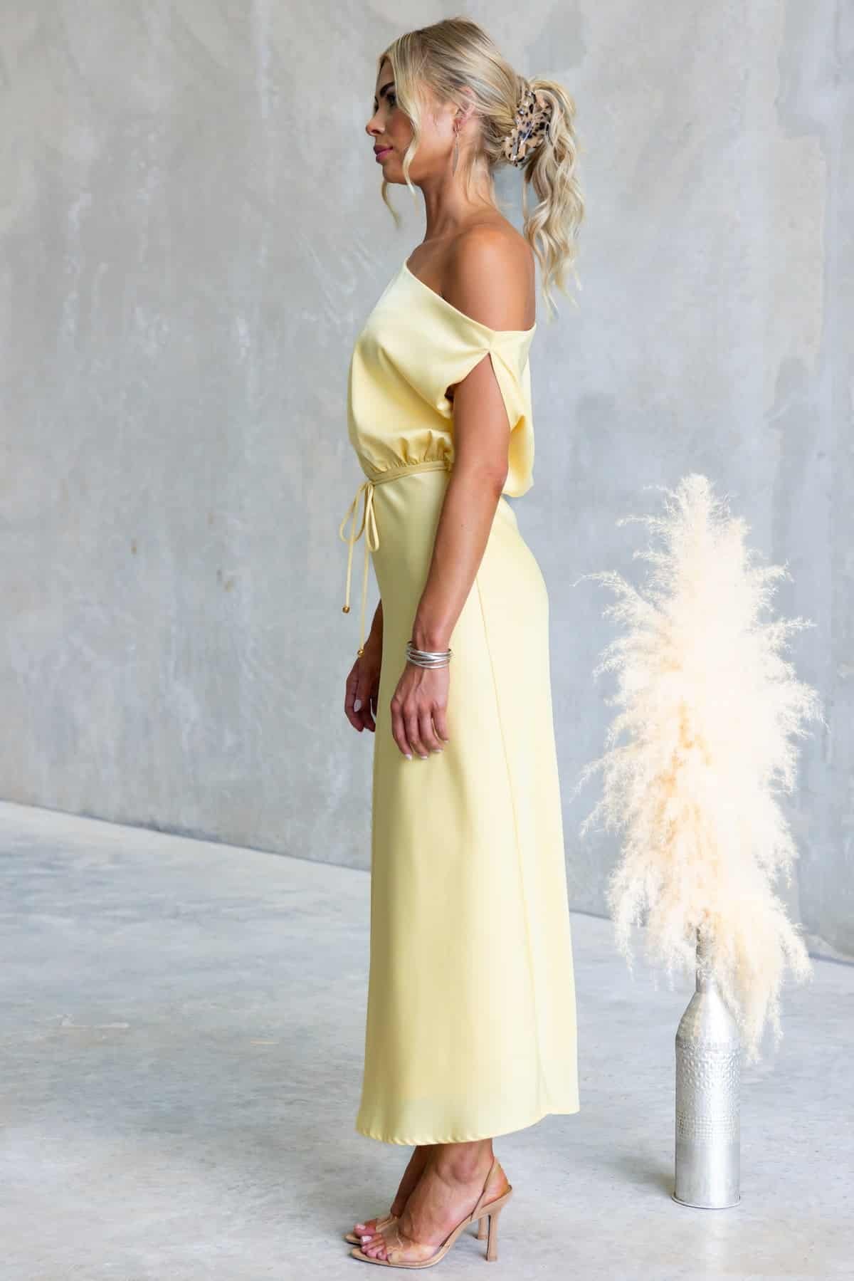 Cocktail off the Shoulder Dress - Image 5