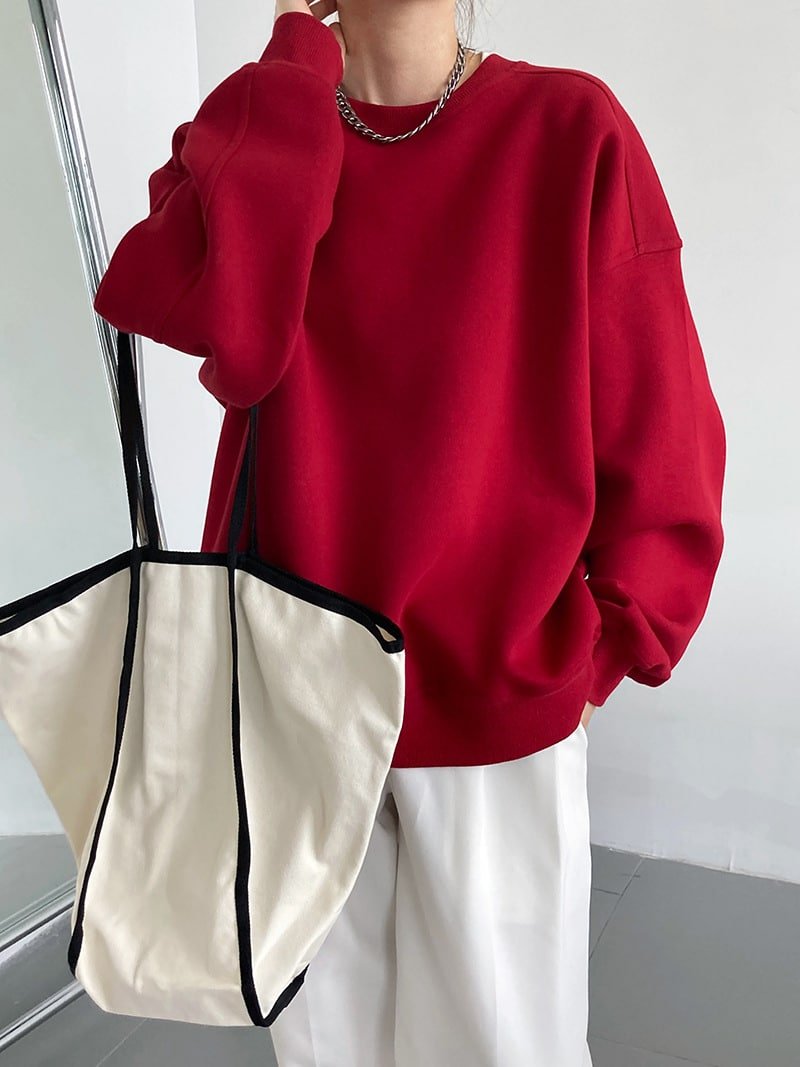 Loose Korean Pullover - Image 11