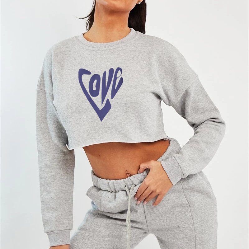 Love Heart-Shaped Sweatshirt - Image 4
