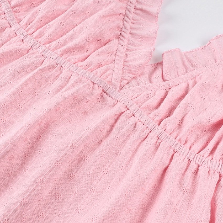 Summer Cotton Pajamas Set - Image 12