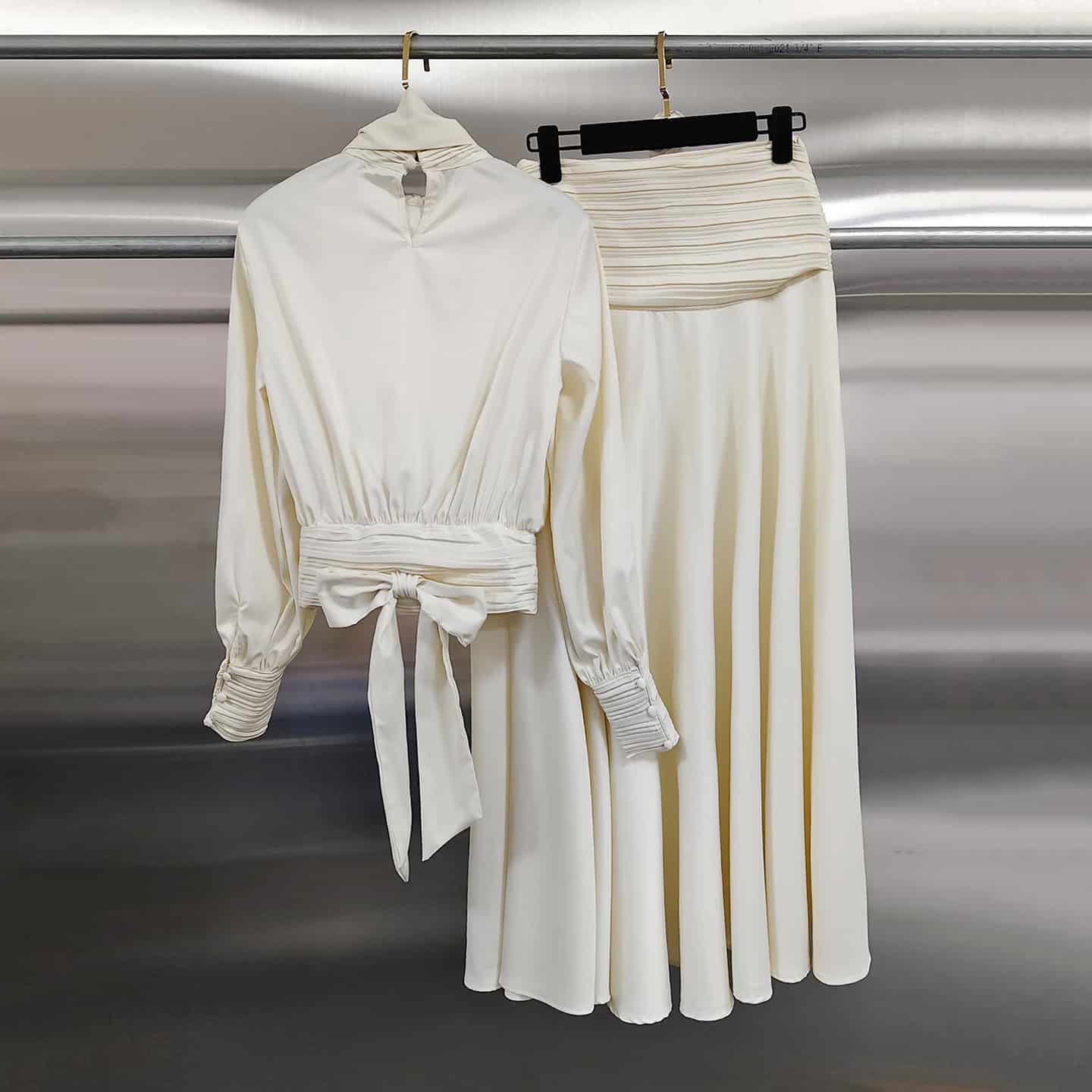 Top High Waist Slimming Dress Two Piece - Image 3