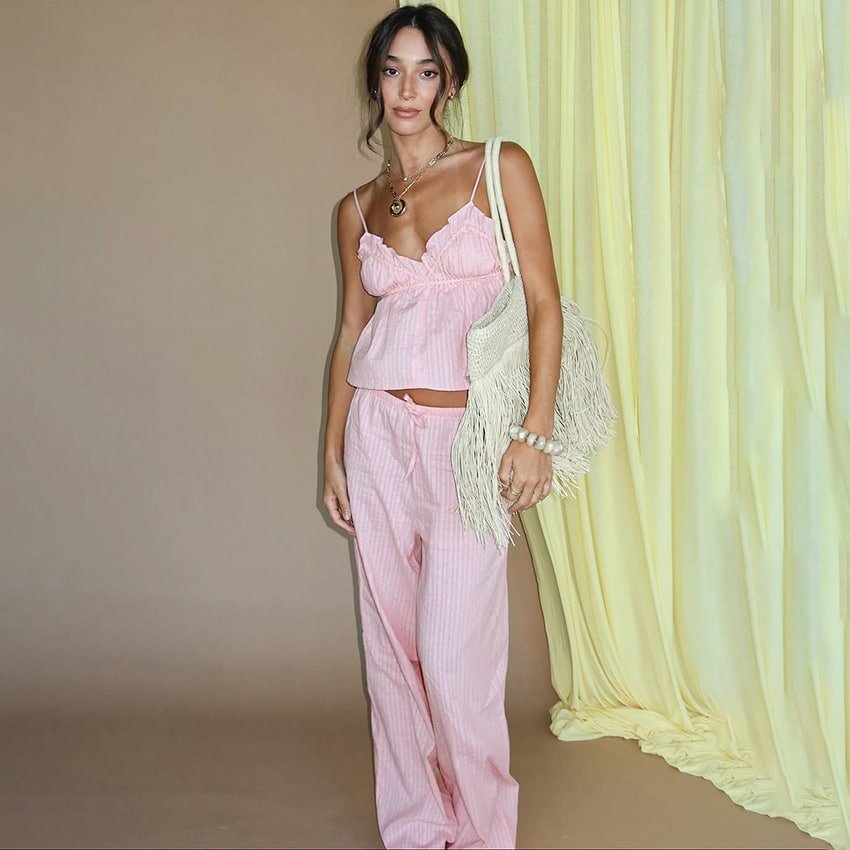 Summer Cotton Pajamas Set