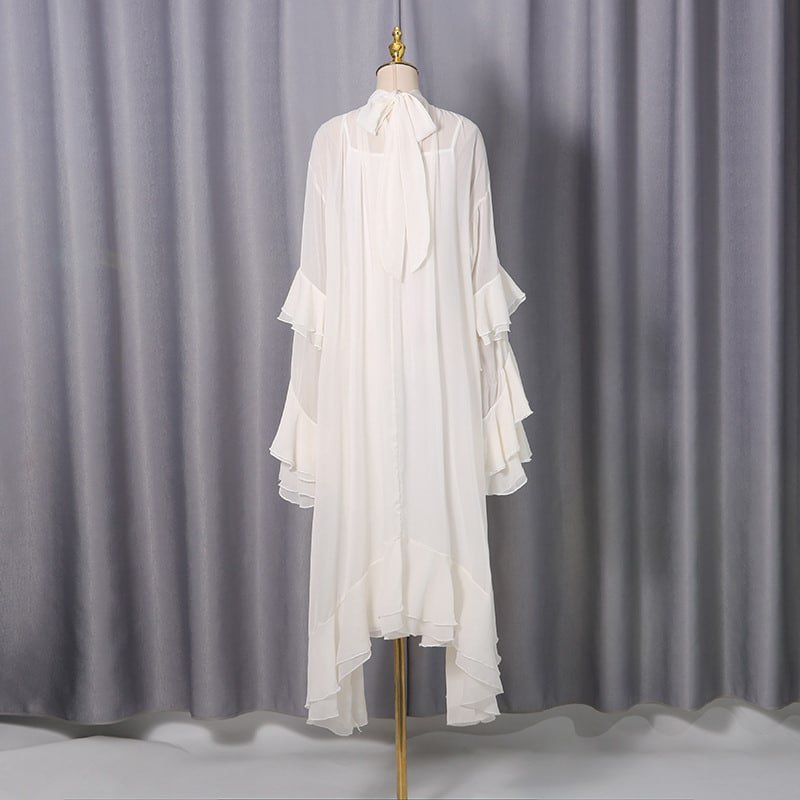 Spring High Neck Two Piece Dress - Image 4