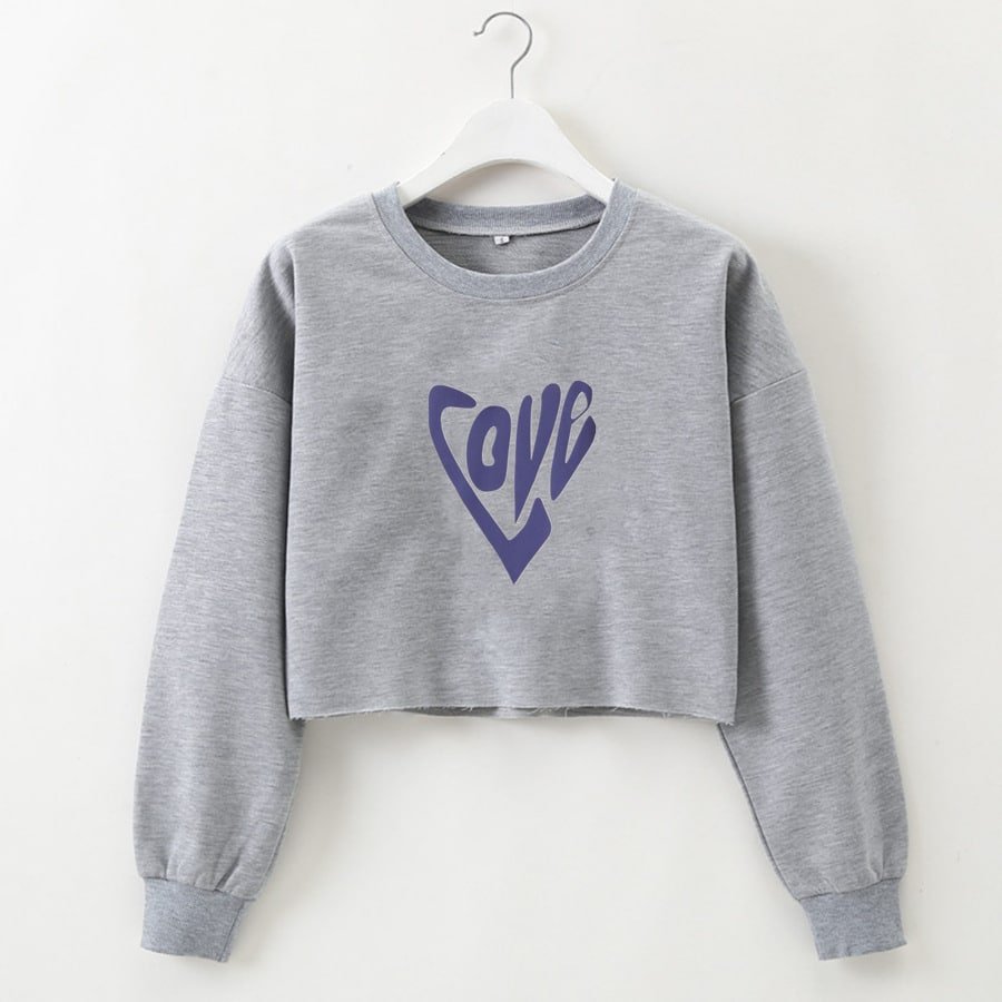 Love Heart-Shaped Sweatshirt - Image 7