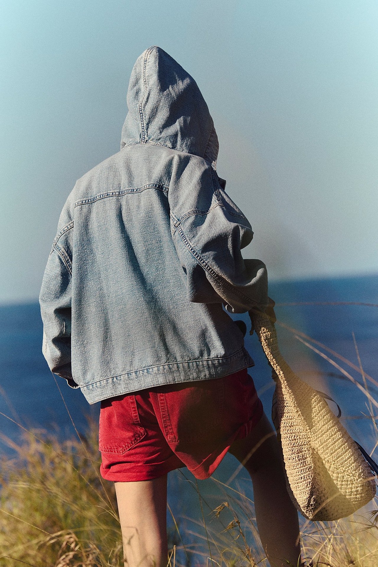 Casual Washed Denim Top - Image 5