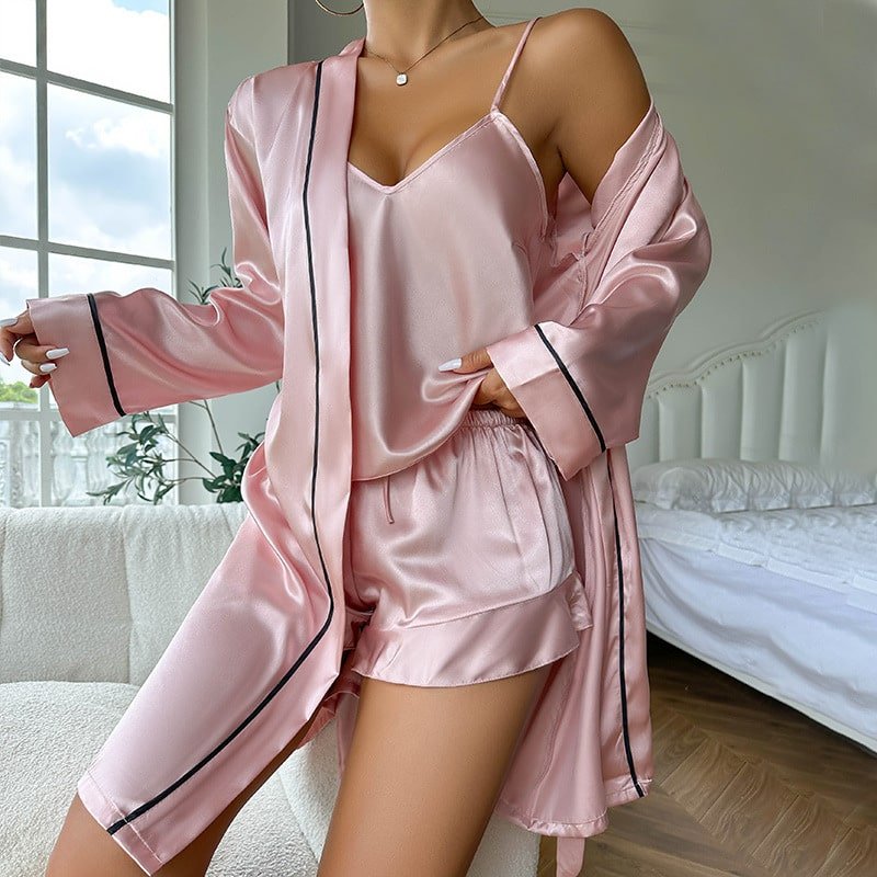 Ice Silk Shorts Nightgown