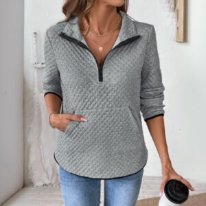 Diamond Lattice Fabric Hoodie