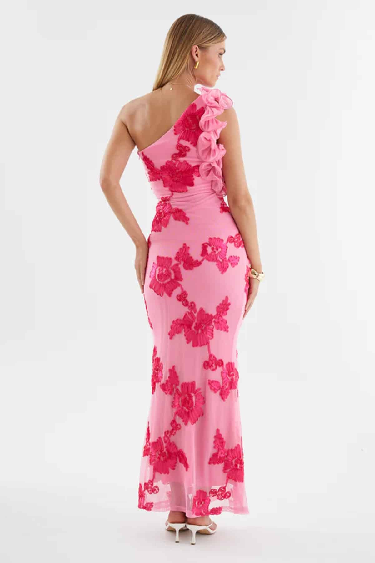 Sheath Plate Floral Dress - Image 3