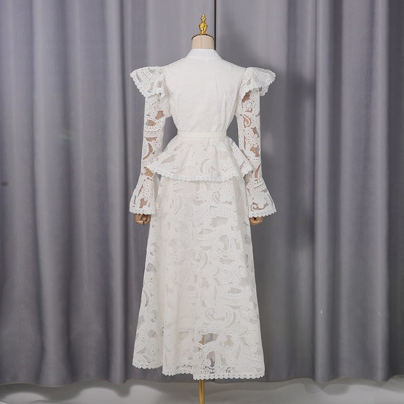 French Cutout Elegant Dress - Image 9