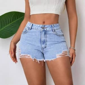 Elegant Denim Shorts