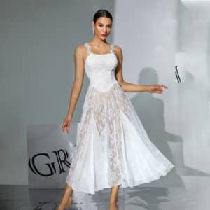 Black White Floral Nightdress