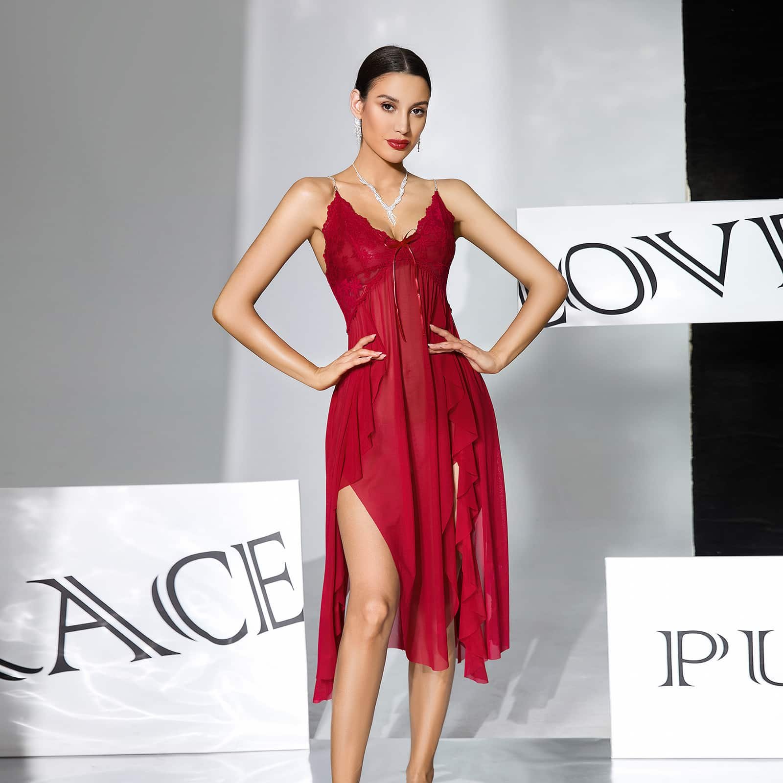 Camisole Ruffled Nightdress
