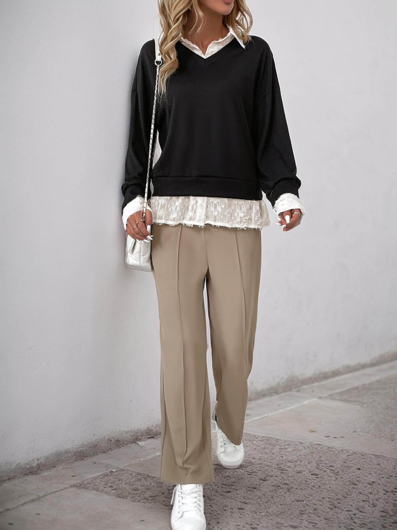 Casual Two Piece Sweatshirt - Image 3
