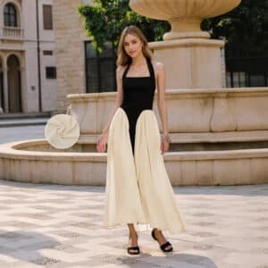 Halter Backless Maxi Dress