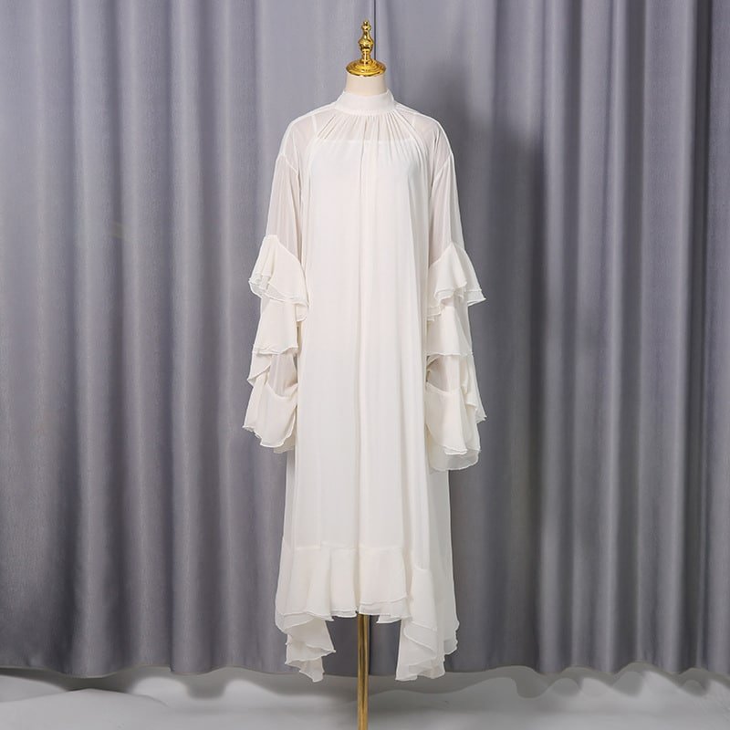 Spring High Neck Two Piece Dress - Image 2