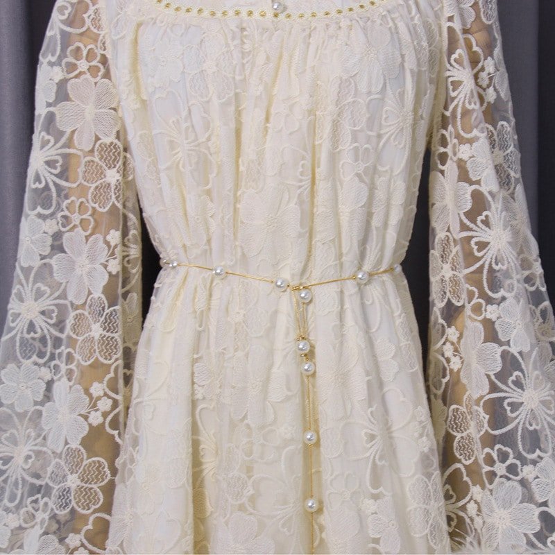 Spring Elegant Floral Dress - Image 8