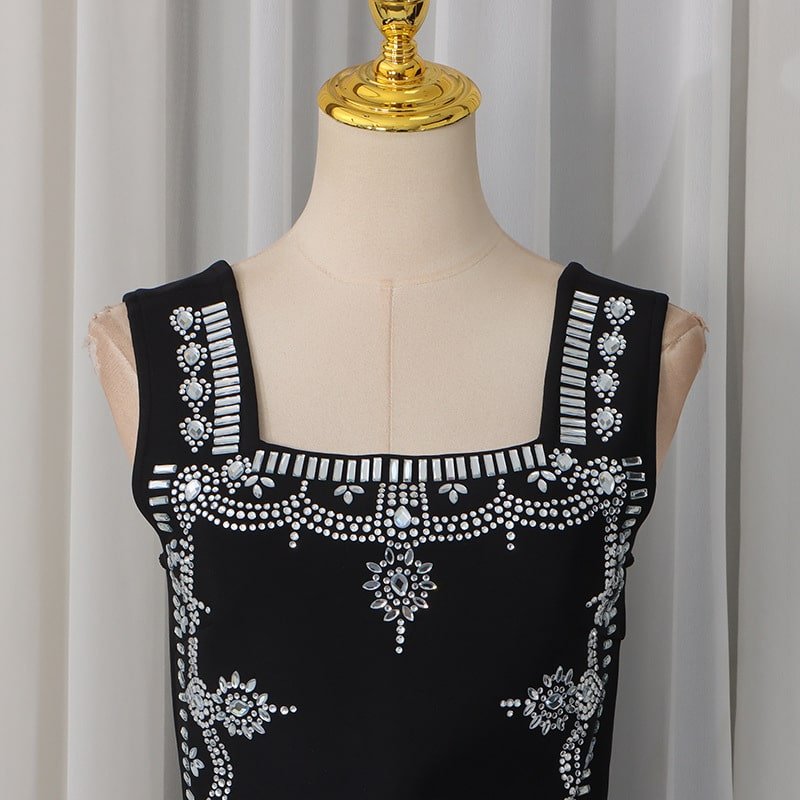 Elegant Retro Strap Dress - Image 3