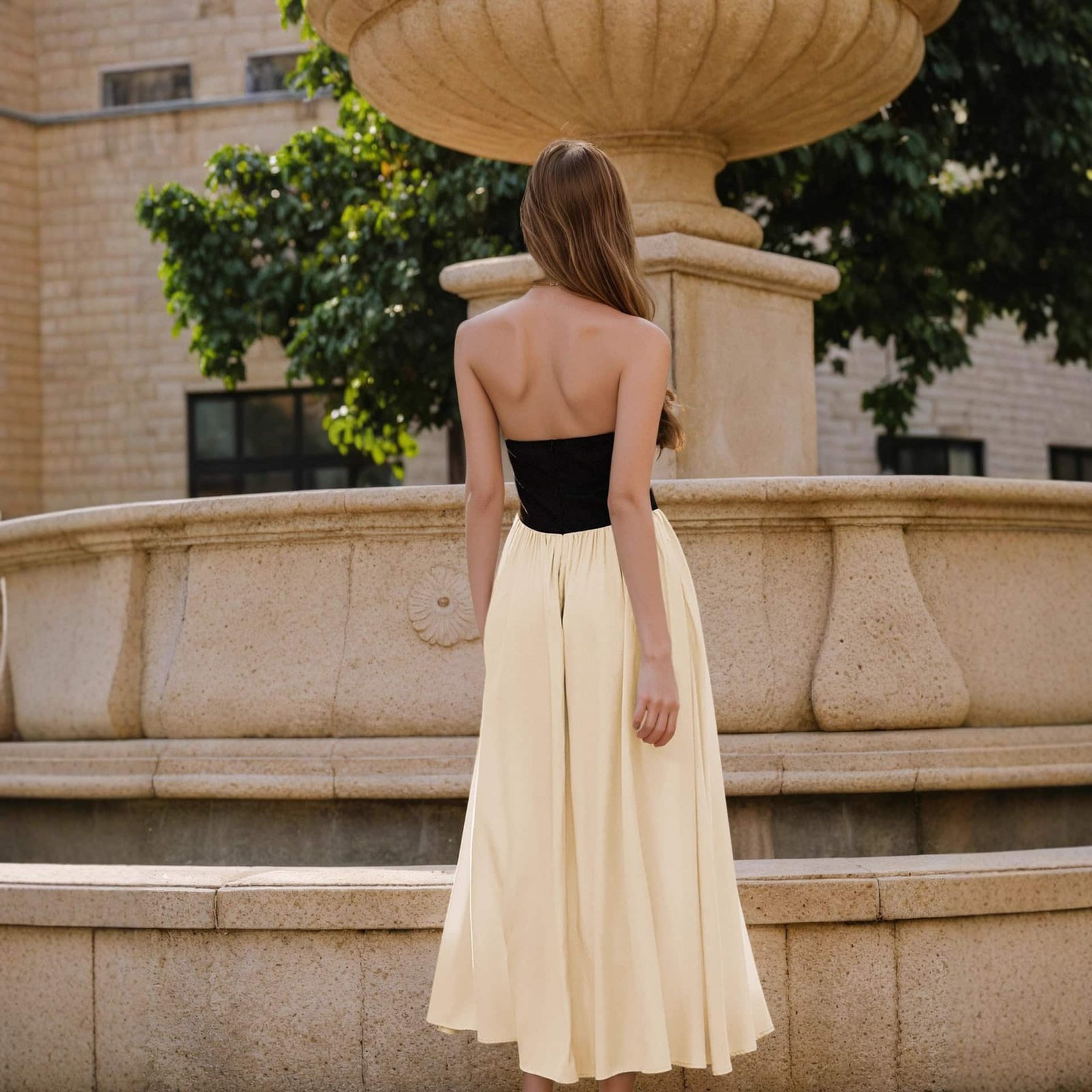 Halter Backless Maxi Dress - Image 2