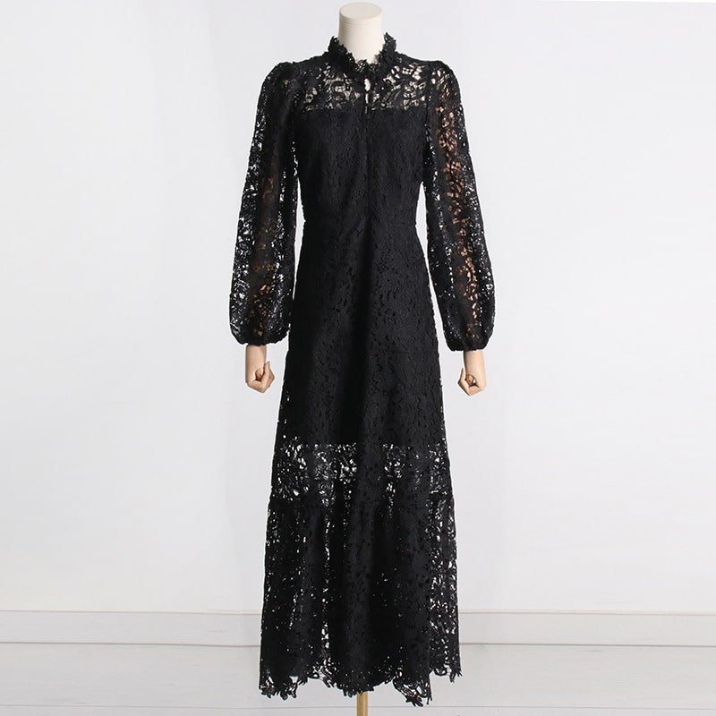 Sleeve Waist Tight High Sense Dress - Image 5