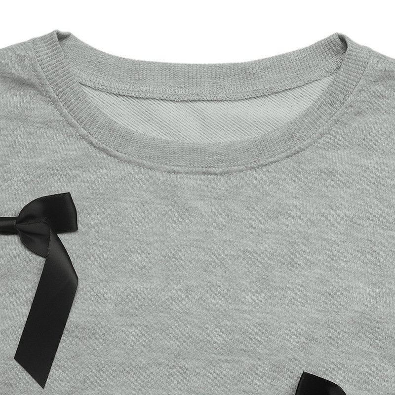 Casual Sweet Gray Sweater - Image 7