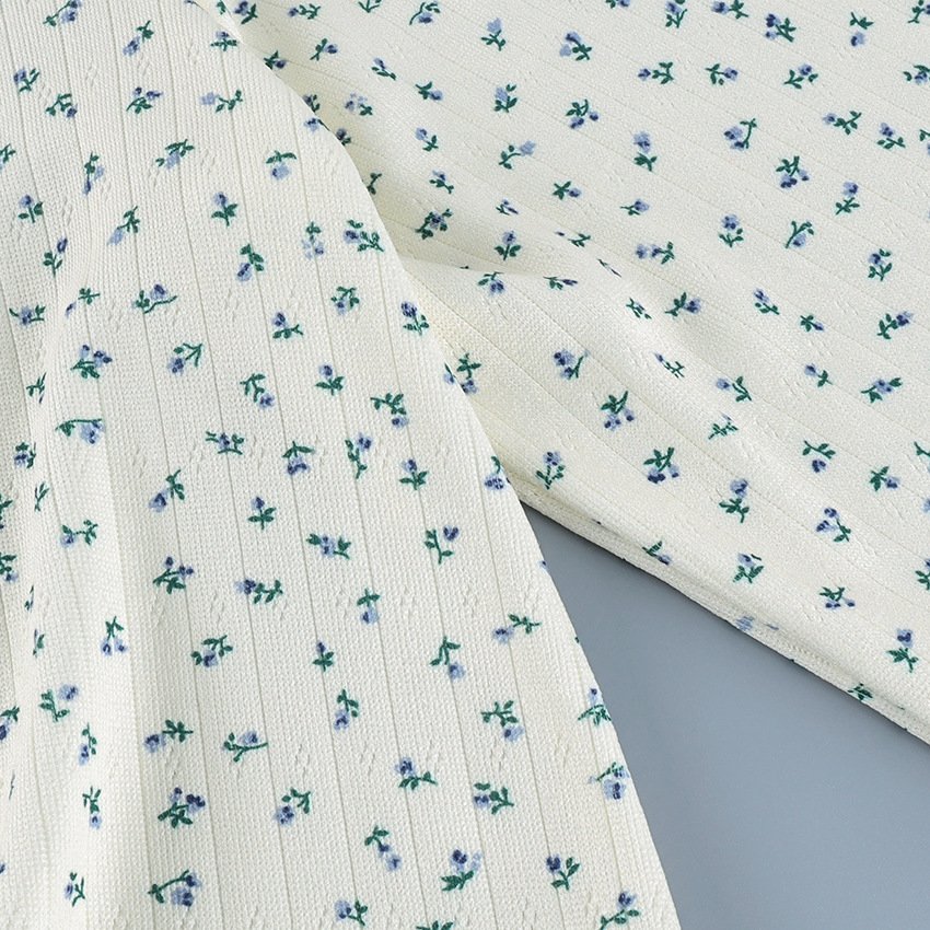 Jacquard Knitted Comfortable Pajamas - Image 9
