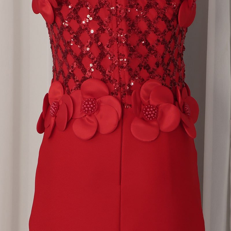Summer Floral Slim Slimming Sheath Dress - Image 10