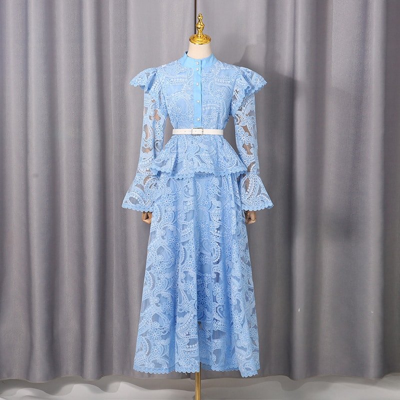 French Cutout Elegant Dress - Image 6
