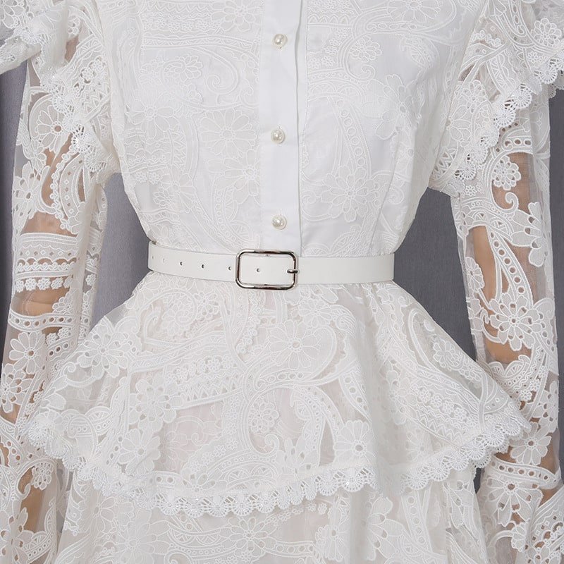 French Cutout Elegant Dress - Image 12