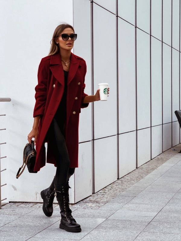 Elegant Woolen Coat - Image 12