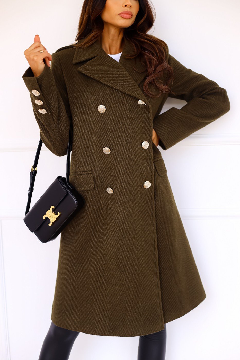 Gorgeous Long Woolen Coat - Image 12