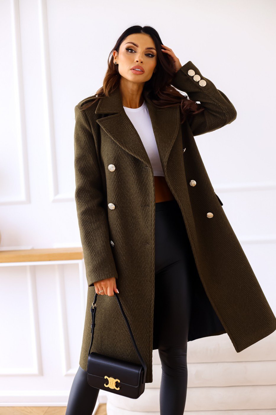 Gorgeous Long Woolen Coat - Image 10