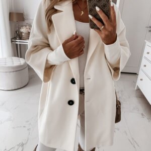 Pocket Woolen Coat